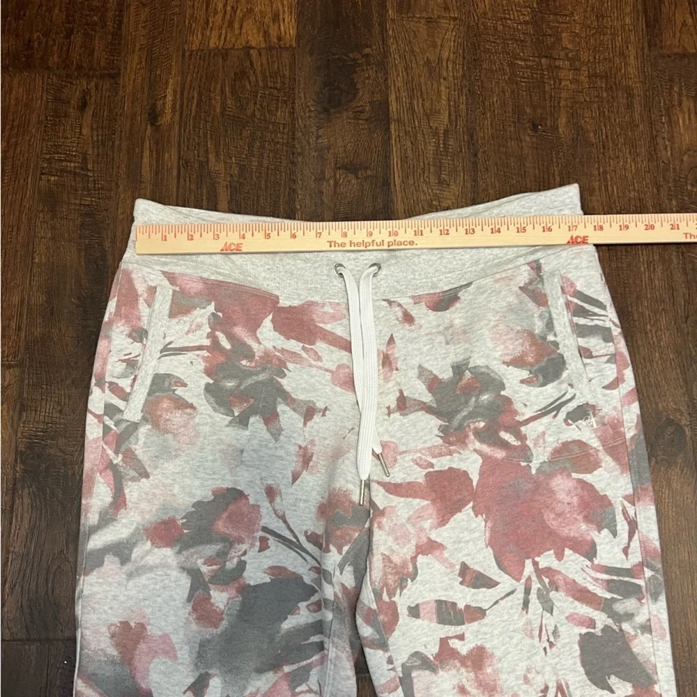 Calvin Klein Women’s Floral Performance Fleece Logo Joggers Size Large